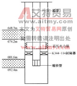 压裂管柱结构示意图