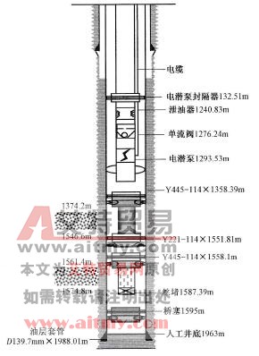 施工后井身结构