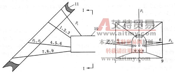 水力冲孔钻孔布置