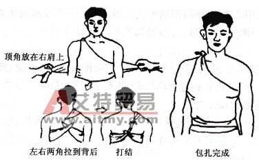 胸(背)部包扎法